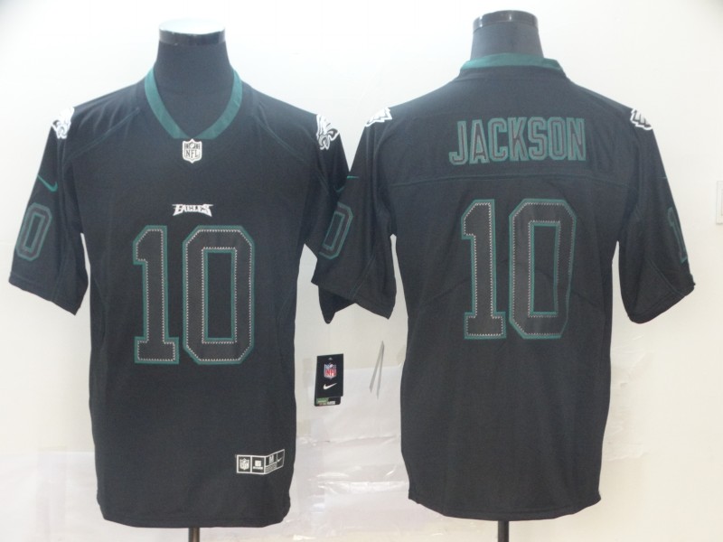 Men's Philadelphia Eagles #10 Desean Jackson Black Jersey